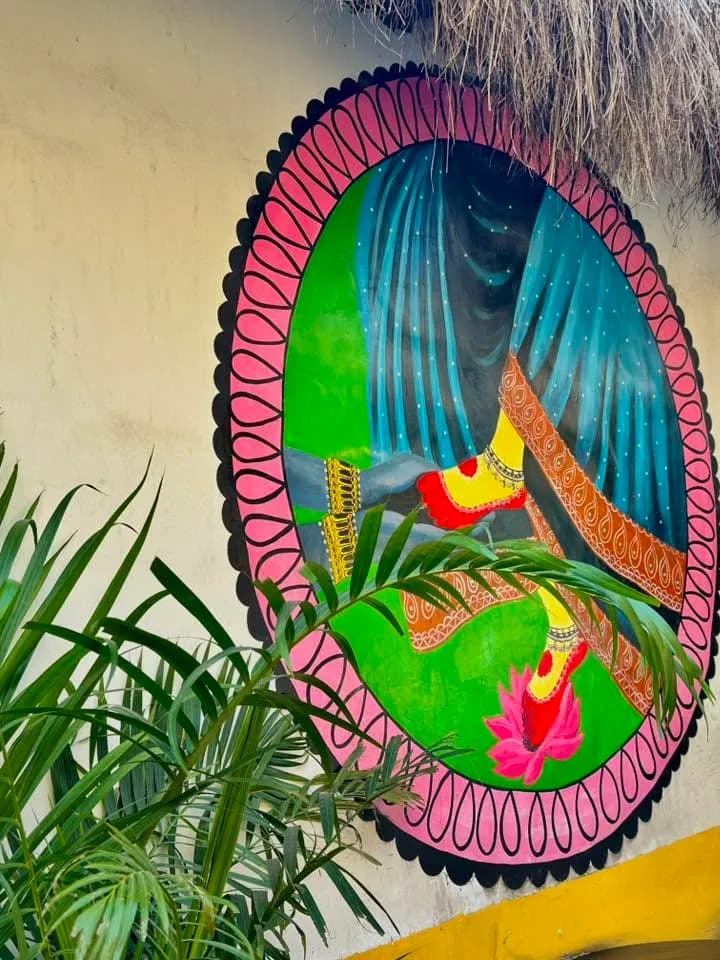 Wall art at Chiya Table